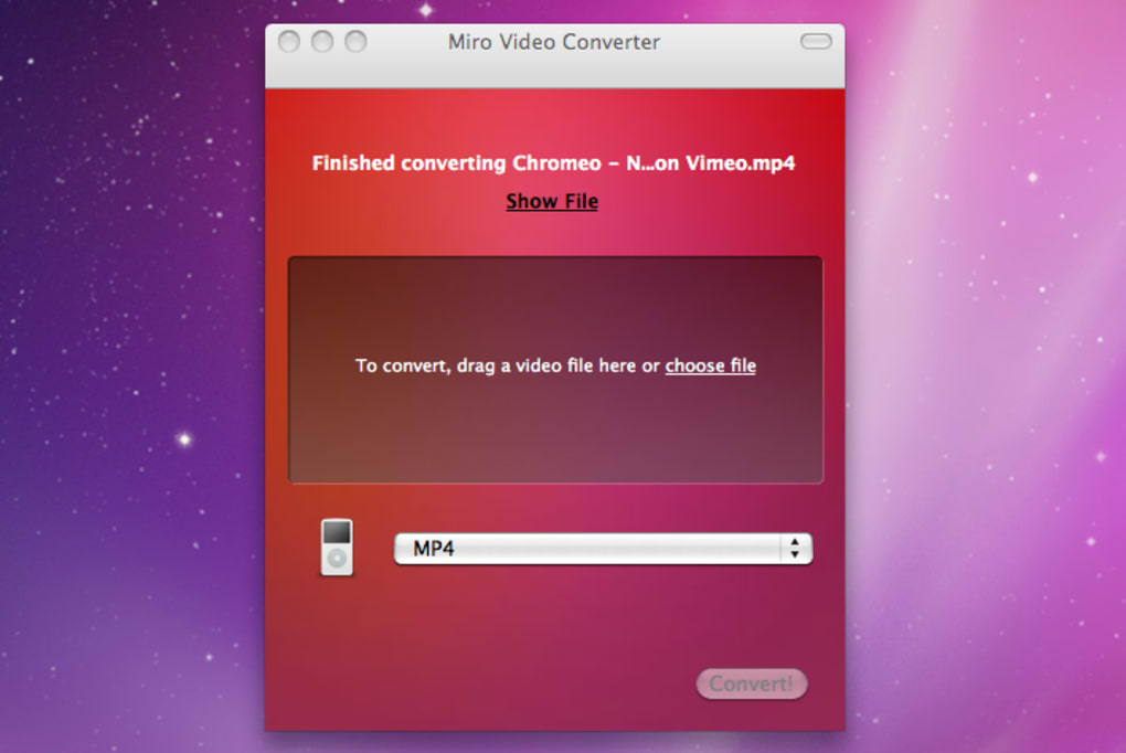 Miro Video Converter Mac Download